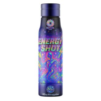 Elythra Labs Energy Shot botella de 50ml con 50mg de mitraginina, suplemento energ&eacute;tico de sabor tropical con L-Carnitina, Taurina, complejo de vitaminas B y vitamina C para una potente dosis de energ&iacute;a.